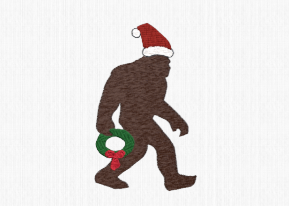 Bigfoot with Christmas Wreath Review