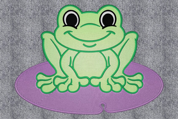 Cute Frog: A Seasonal Embroidery Design Review