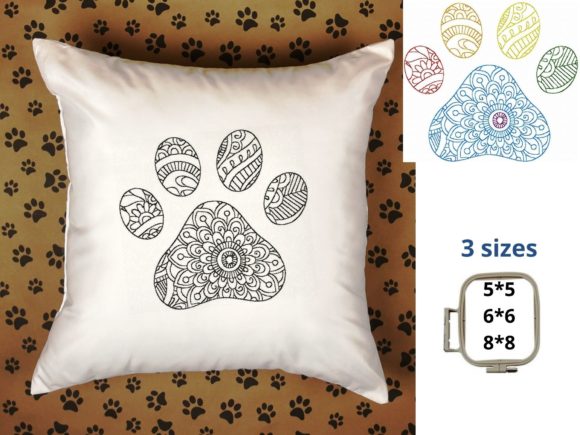 Dog Paw Print Mandala: A Seller’s Review