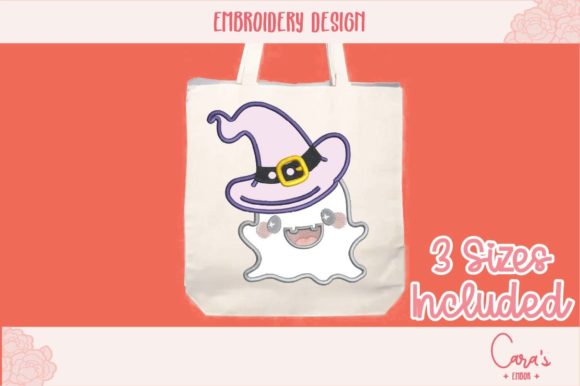 Ghost with Hat Applique Review for Holiday Sales