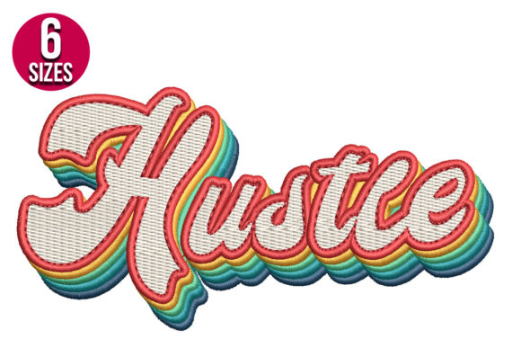 Hustle Embroidery Design Review for Business Merch