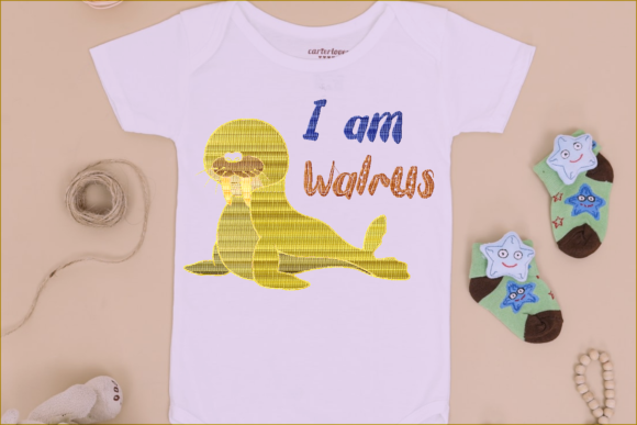 I Am Walrus Lettering Shape Review