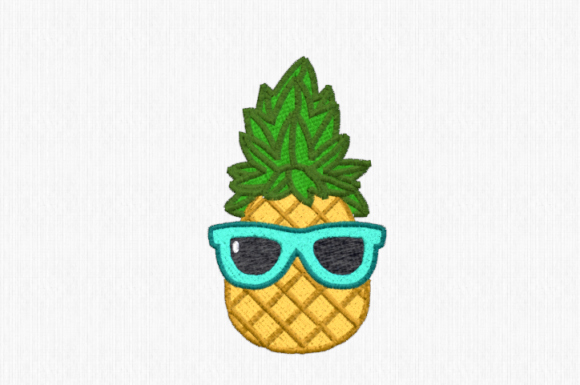 Pineapple with Sunglasses: A Tropical Embroidery Review