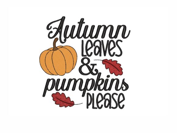 Review: Autumn Leaves and Pumpkins Design