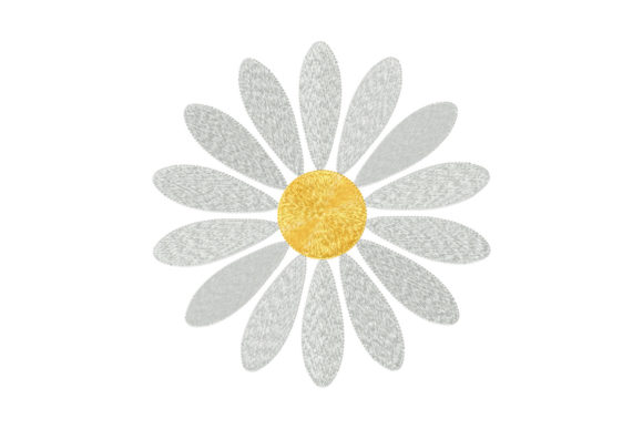 Review: Simple Single White Daisy for Sweatshirts