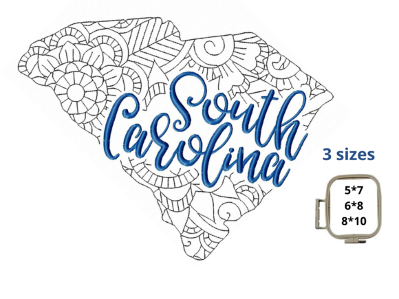 Reviewing the South Carolina State Embroidery Design